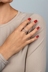 Brilio Silver hõbedane sõrmus tähtedega RI095W hind ja info | Sõrmused | kaup24.ee