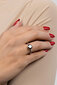 Brilio Silver hõbedane sõrmus musta tsirkooniga RI057WBC hind ja info | Sõrmused | kaup24.ee