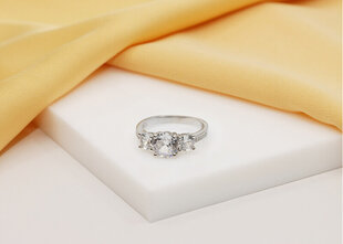Brilio Silver Оригинальное серебряное кольцо с цирконами RI043W цена и информация | Кольца | kaup24.ee