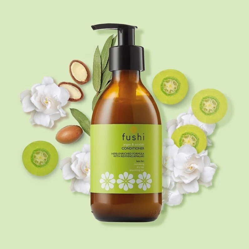 Fushi argan & amalaki conditioner - argaania ja amla juuksepalsam 230ml hind ja info | Juuksepalsamid | kaup24.ee