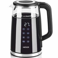 Haeger EK-DIG.028A Чайник с контролем температуры 1.7L 2200W цена и информация | Чайники, термопоты | kaup24.ee