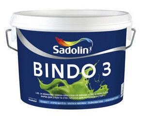 Краски для внутренних работ Sadolin Bindo 3, 10 л,  цена и информация | Краска | kaup24.ee