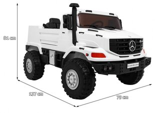 Mercedes-Benz Zetros kahekohaline elektriauto lastele, valge hind ja info | Mercedes Lapsed ja imikud | kaup24.ee