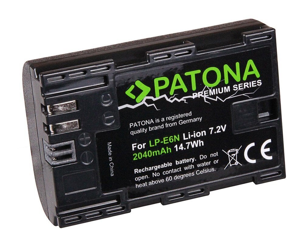 Patona LP-E6N 1259 hind ja info | Akud, patareid fotoaparaatidele | kaup24.ee