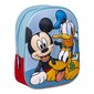 Seljakott lastele 3D Miki Hiir (Mickey Mouse) Cerda, sinine hind ja info | Koolikotid, sussikotid | kaup24.ee