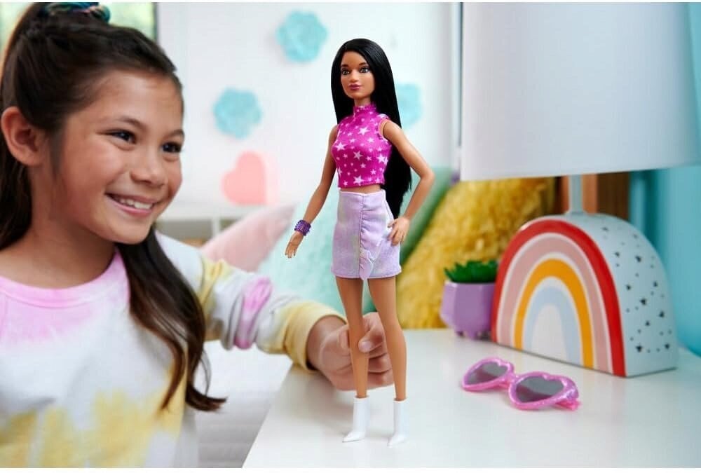 Barbie nukk fashionista rock stiilis Mattel HRH13 цена и информация | Tüdrukute mänguasjad | kaup24.ee