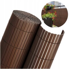 Rõdu/terrassi päikesekaitse - vari Plast PVC, 1,2 x 5 m Pruun цена и информация | Зонты, маркизы, стойки | kaup24.ee