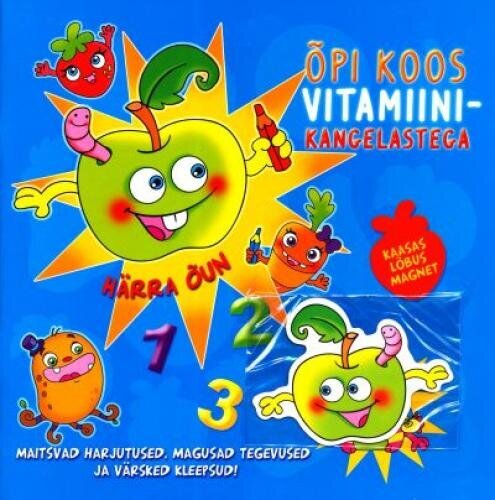 Õpi koos vitamiinikangelastega: härra Õun hind ja info | Väikelaste raamatud | kaup24.ee