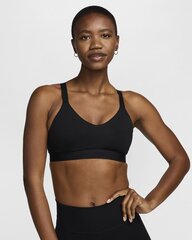 Женский тренировочный бюстгальтер Nike INDY LGT, черный цвет цена и информация | Спортивная одежда для женщин | kaup24.ee