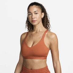 Женский тренировочный бюстгальтер Nike INDY LGT, терракотовый цвет цена и информация | Спортивная одежда для женщин | kaup24.ee