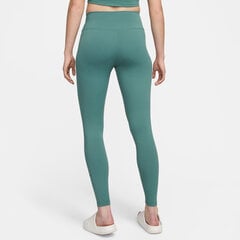 Женские тренировочные леггинсы Nike ONE, морской зеленый цвет цена и информация | Спортивная одежда женская | kaup24.ee