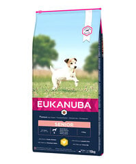 Eukanuba Caring Senior vanematele väikeste tõugude koertele kanaga, 15 kg цена и информация | Сухой корм для собак | kaup24.ee