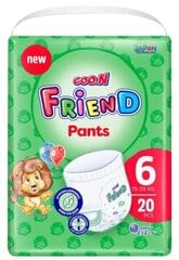 Püksmähkmed Goo.N Friend 6 (15-25 kg), 20 tk цена и информация | Подгузники | kaup24.ee