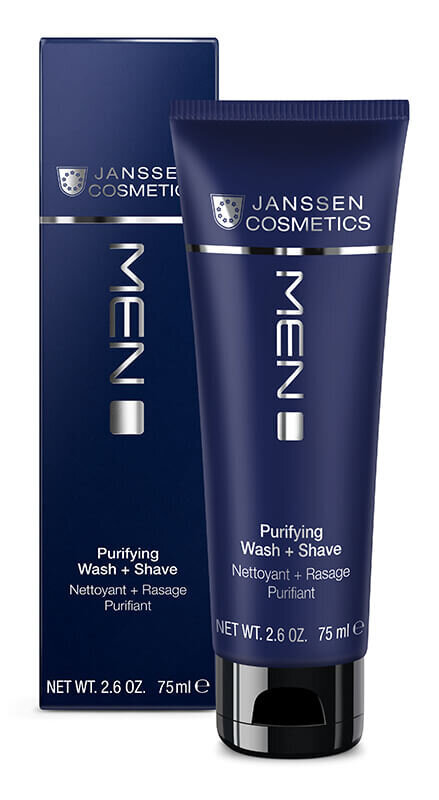 Näopuhstusvahend Janssen Cosmetics Men Purifying Wash & Shave цена и информация | Näopuhastusvahendid | kaup24.ee