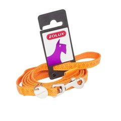 Поводок для собак Zolux Mac Leather, разные размеры, оранжевый цвет цена и информация | Поводки для собак | kaup24.ee
