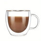 Kahekordse klaasiga kohvikruus hind ja info | Klaasid, tassid ja kannud | kaup24.ee