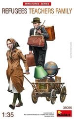 Liimitav mudel MiniArt 38086 Refugees Teachers Family 1/35 цена и информация | Склеиваемые модели | kaup24.ee