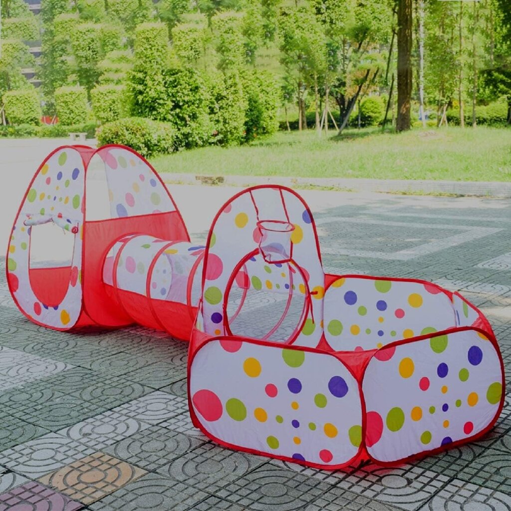 Laste mängutelk 3 in 1 Play Tent цена и информация | Mänguväljakud, mängumajad | kaup24.ee