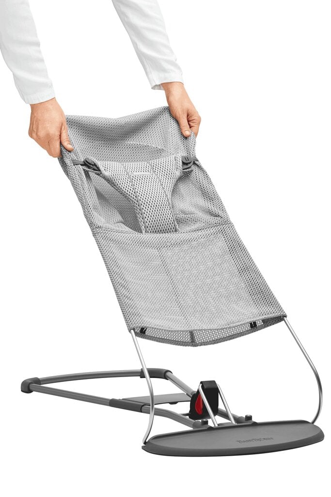 Lamamistooli kangas Babybjörn Bliss Mesh, grey цена и информация | Beebi lamamistoolid | kaup24.ee