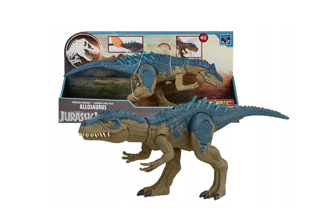 Dinosaurus Allosaurus Jurassic World цена и информация | Poiste mänguasjad | kaup24.ee