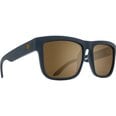 Солнцезащитные очки Spy Descord, матовые черные с синими поляризационными линзами