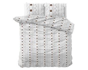 Voodipesukomplekt Knit Buttons Sleeptime, 200 x 220 cm hind ja info | Voodipesukomplektid | kaup24.ee