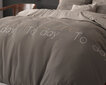 Voodipesukomplekt Sleeptime Live Today 200x220cm, pruun, 3 osa цена и информация | Voodipesukomplektid | kaup24.ee