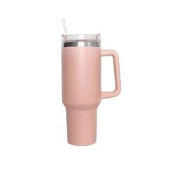 Termos kõrrega Freshy Cup Traveler Tumbler Pastell roosa, 1,2 l цена и информация | Термосы, термокружки | kaup24.ee