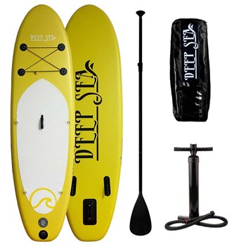 Deep Sea SUP laua komplekt Standard 275cm, kollane цена и информация | SUP доски, водные лыжи, водные аттракционы | kaup24.ee