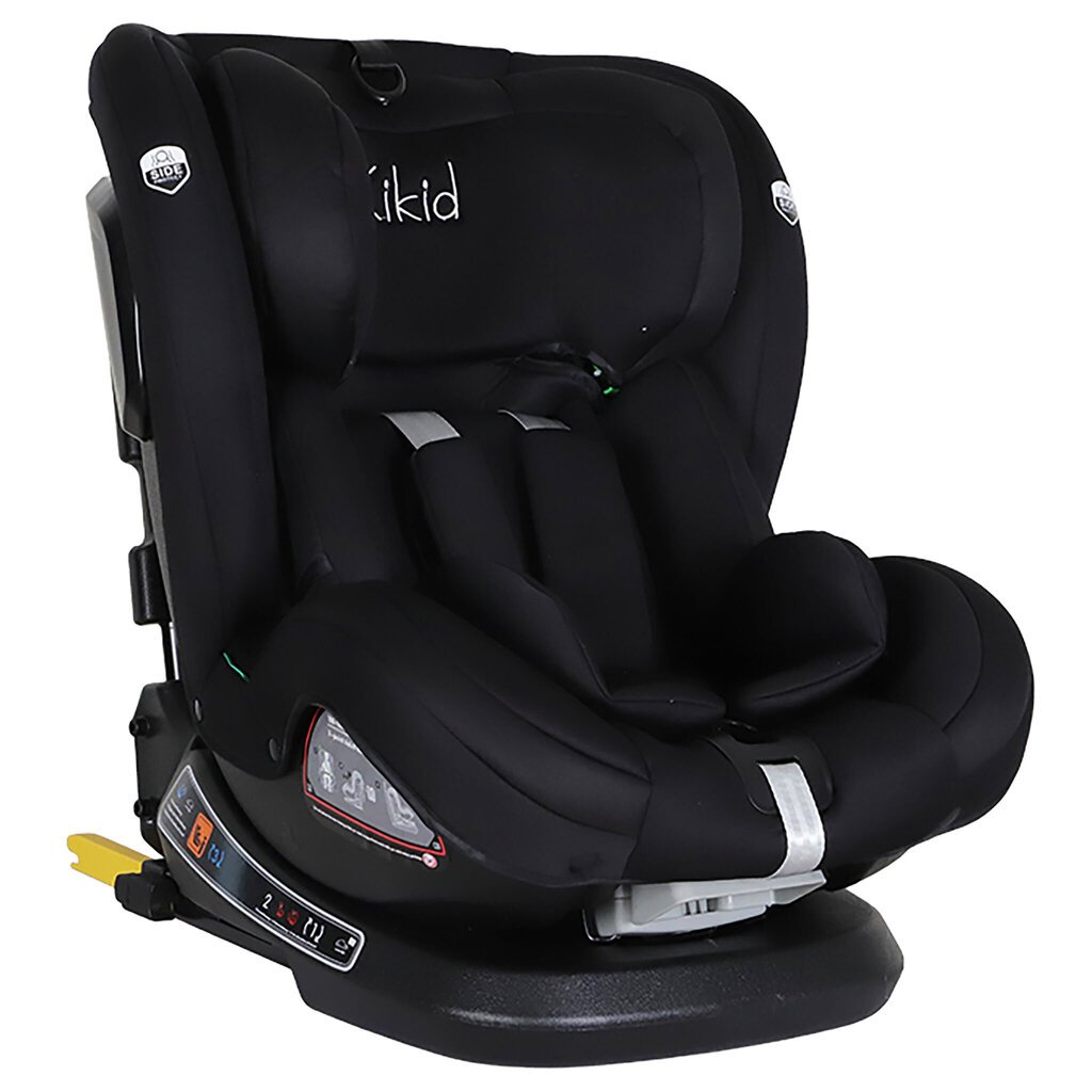 Kikid Car Seat Premium 40-150cm i-Size 360 ISOFIX R129, must цена и информация | Turvatoolid | kaup24.ee
