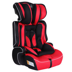 Kikid Car Seat Basic 76-105cm R129, must punane цена и информация | Автокресла | kaup24.ee