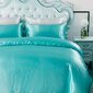 HYSENM satiinist voodipesukomplekt, tekikott 135 x 200 cm + 1 padjapüür 50 x 75 cm, sinine hind ja info | Voodipesukomplektid | kaup24.ee