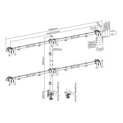 Sbox LCD-352/6-2 цена и информация | Кронштейны для монитора | kaup24.ee