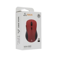 Sbox WM-993 Red цена и информация | Мыши | kaup24.ee