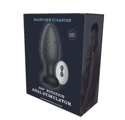 Kaugjuhtimispuldiga 360 pöörlev anaaltapp Twist Silicone hind ja info | Vibraatorid | kaup24.ee