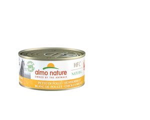 Konservid kassidele Almo Nature HFC Natural kanaga, 24x150g hind ja info | Konservid kassidele | kaup24.ee