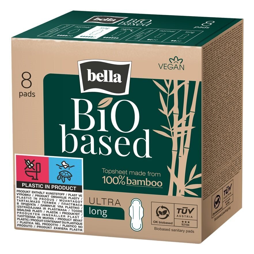 Bella biopõhine hügieenipakett Ultra Thin Maxi, 8tk, 20 tk цена и информация | Tampoonid, hügieenisidemed, menstruaalanumad | kaup24.ee