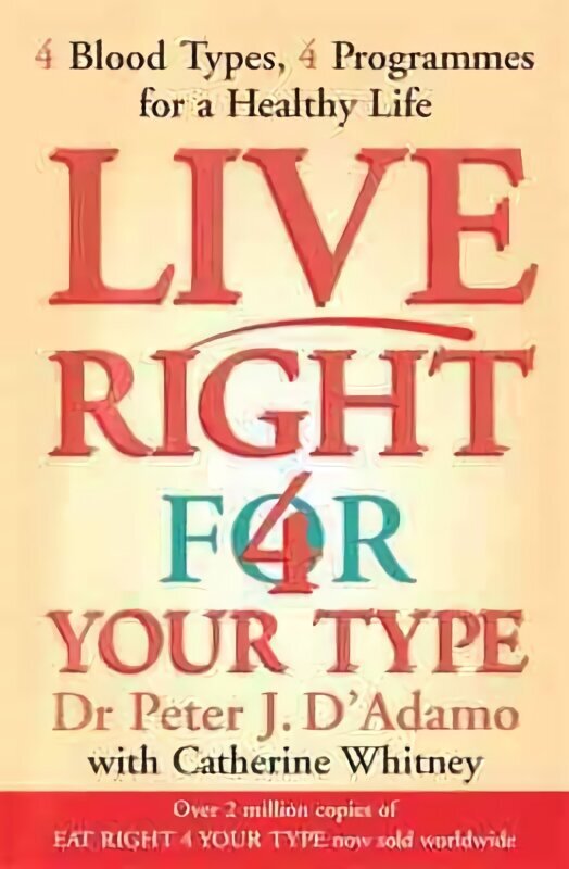 Live Right for Your Type цена и информация | Eneseabiraamatud | kaup24.ee