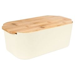 коробка для хлеба, 33x18,5x12 см, кремовая цена и информация | Столовые и кухонные приборы | kaup24.ee