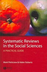 Systematic Reviews in the Social Sciences: A Practical Guide цена и информация | Книги по социальным наукам | kaup24.ee