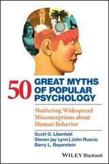 50 Great Myths of Popular Psychology: Shattering Widespread Misconceptions about Human Behavior hind ja info | Ühiskonnateemalised raamatud | kaup24.ee