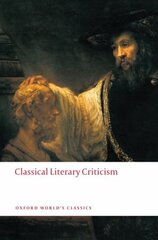Classical Literary Criticism цена и информация | Поэзия | kaup24.ee