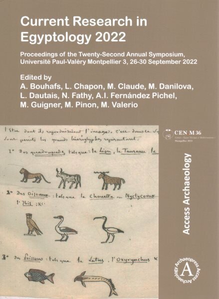 Current Research in Egyptology 2022: Proceedings of the Twenty-Second Annual Symposium, Université Paul-Valéry Montpellier 3, 26-30 September 2022 цена и информация | Ajalooraamatud | kaup24.ee