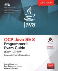 OCP Java SE 8 Programmer II Exam Guide (Exam 1Z0-809) 7th edition hind ja info | Majandusalased raamatud | kaup24.ee