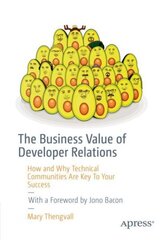 Business Value of Developer Relations: How and Why Technical Communities Are Key To Your Success 1st ed. hind ja info | Majandusalased raamatud | kaup24.ee