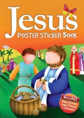 Jesus Poster Sticker Book New edition hind ja info | Väikelaste raamatud | kaup24.ee