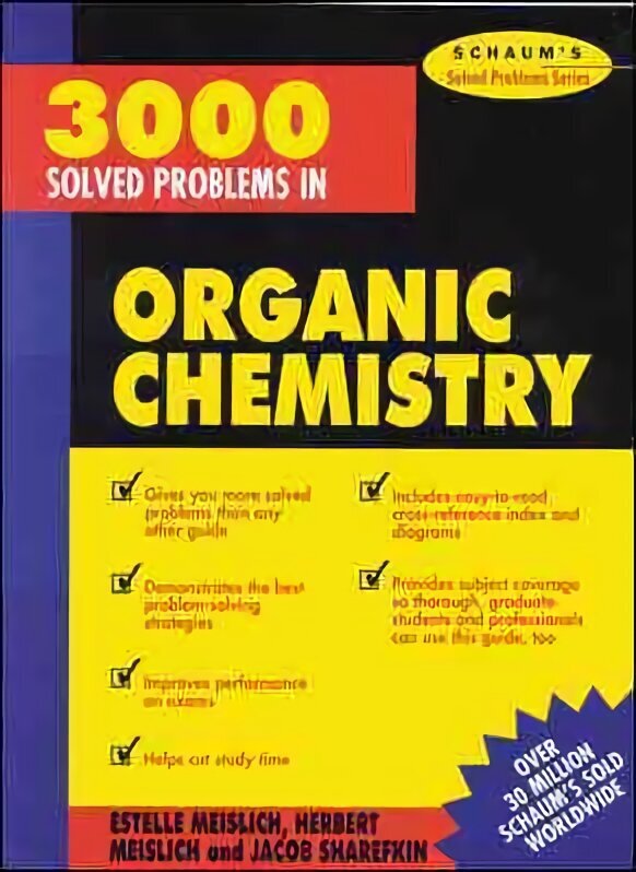 3000 Solved Problems in Organic Chemistry hind ja info | Majandusalased raamatud | kaup24.ee