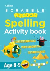 SCRABBLE Junior Spelling Activity Book Age 8-9 цена и информация | Книги о питании и здоровом образе жизни | kaup24.ee