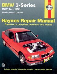 BMW 3 Series (1992-1998) Haynes Repair Manual (USA) 2nd Revised edition цена и информация | Книги по социальным наукам | kaup24.ee