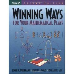 Winning Ways for Your Mathematical Plays, Volume 2 2nd edition hind ja info | Majandusalased raamatud | kaup24.ee